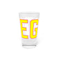 Goose Zip Code Pint Glass, 16oz