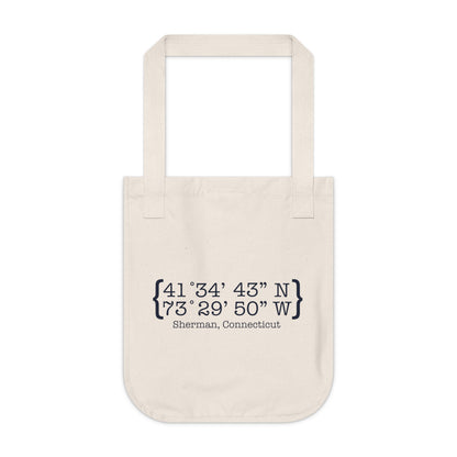 Sherman Coordinates Organic Canvas Tote Bag