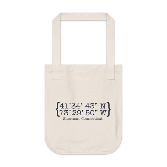 Sherman Coordinates Organic Canvas Tote Bag