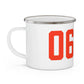 06810 Danbury Connecticut Zip Code Enamel Camping Mug