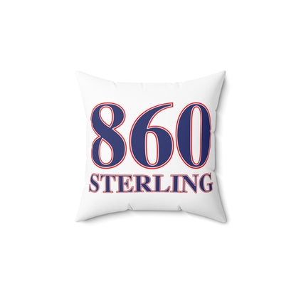 860 Sterling Red, White & Blue Spun Polyester Square Pillow