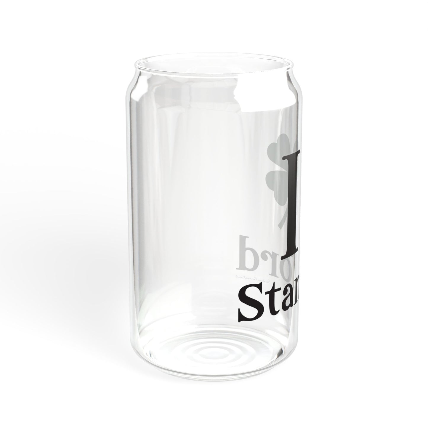 I Clover Stamford Sipper Glass, 16oz