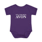 Just a kid from Avon Infant Baby Rib Bodysuit