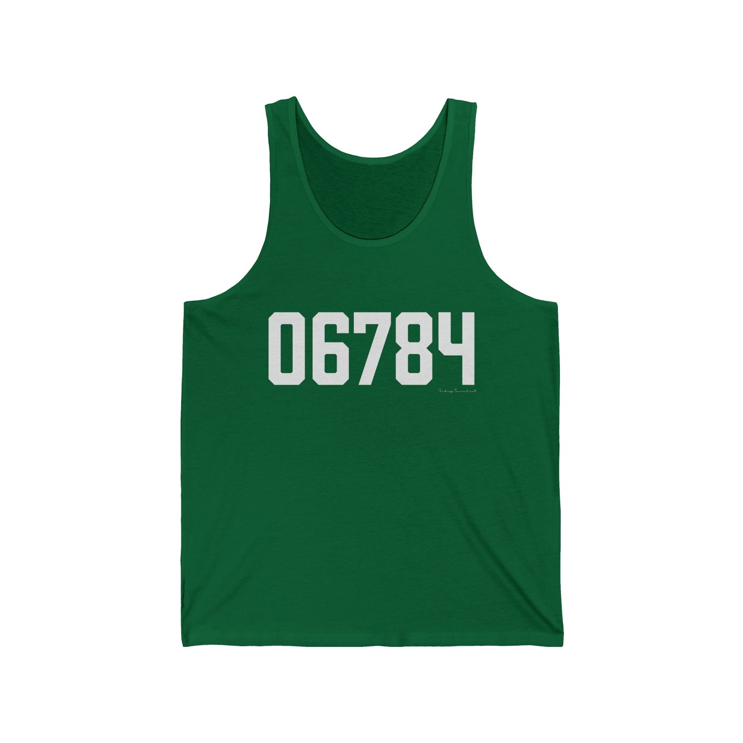 06784 Sherman CT Zip Code Unisex Jersey Tank Top