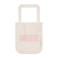 Goose Zip Code - Peach & Pink Organic Canvas Tote Bag
