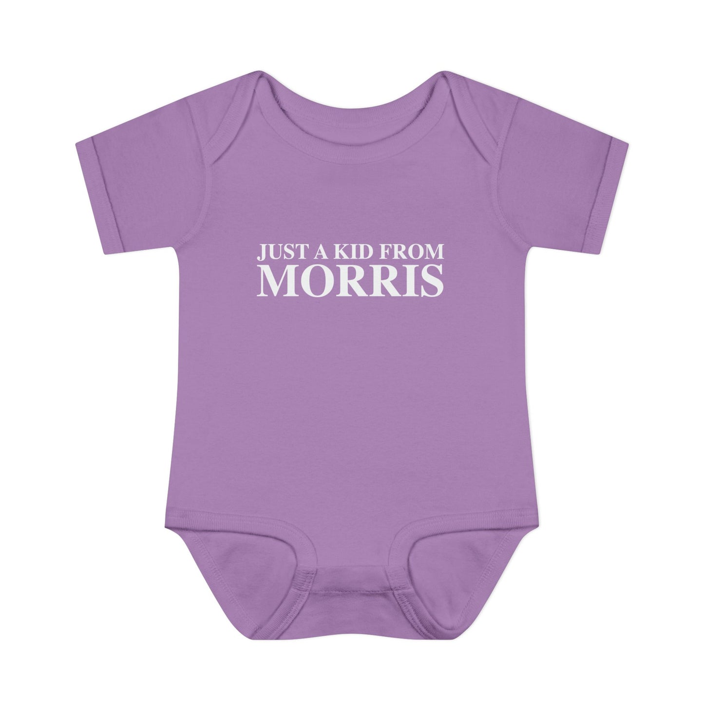 Just a kid from Morris Infant Baby Rib Bodysuit