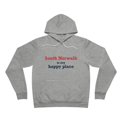 South Norwalk is My Happy Place Unisex Sponge Fleece Pullover Hoodie