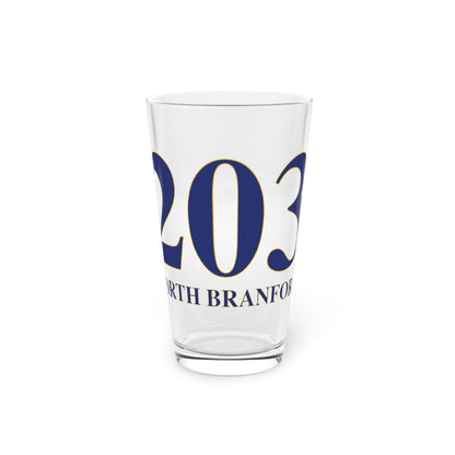 203 North Branford Pint Glass, 16oz