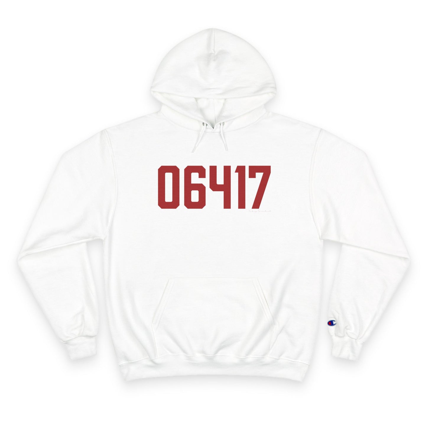 06417 Deep River Connecticut Zip Code Champion Hoodie