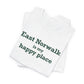 East Norwalk is My Happy Place Unisex Jersey Short Sleeve T-Shirt