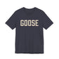 Goose Zip Code Cream & Purple Unisex Jersey Short Sleeve T-Shirt