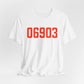 06903 Stamford Connecticut Zip Code Unisex Jersey Short Sleeve T-Shirt