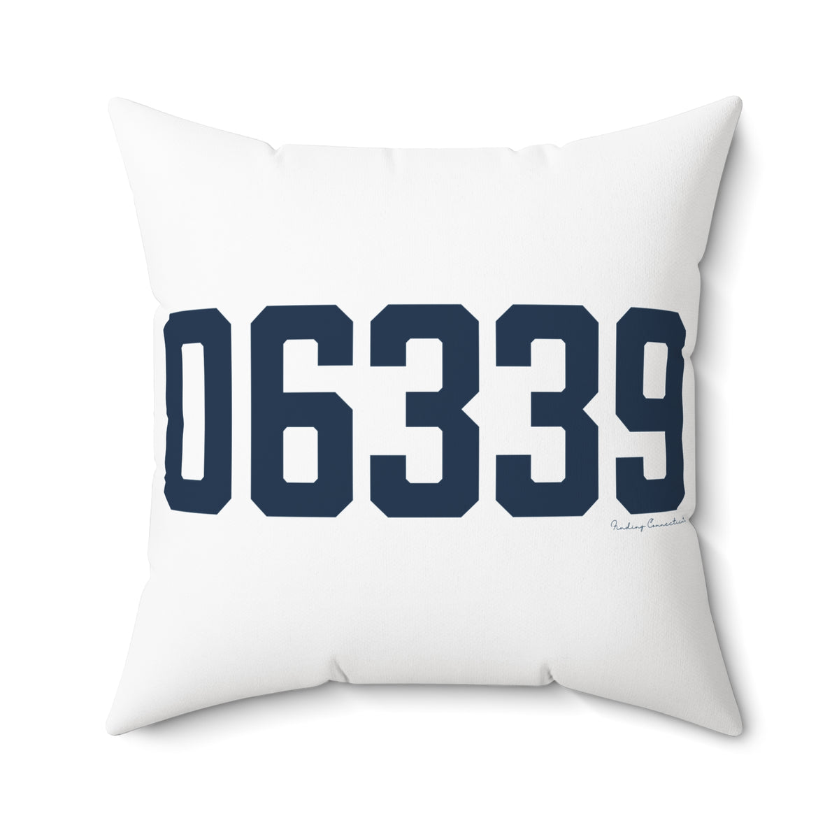 06339 Ledyard Connecticut Zip Code Spun Polyester Square Pillow