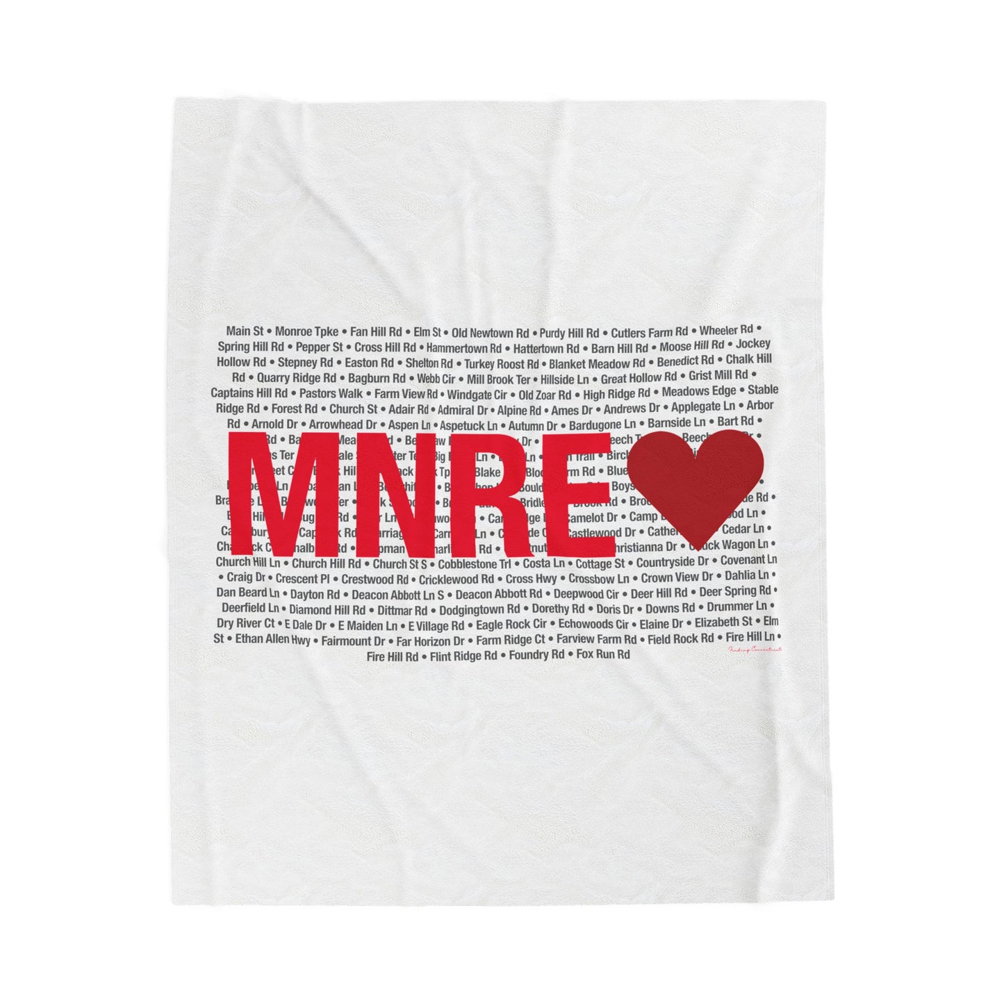 Monroe Love Velveteen Plush Blanket