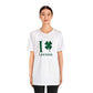 I Clover Lewiston (green) Unisex Jersey Short Sleeve Tee