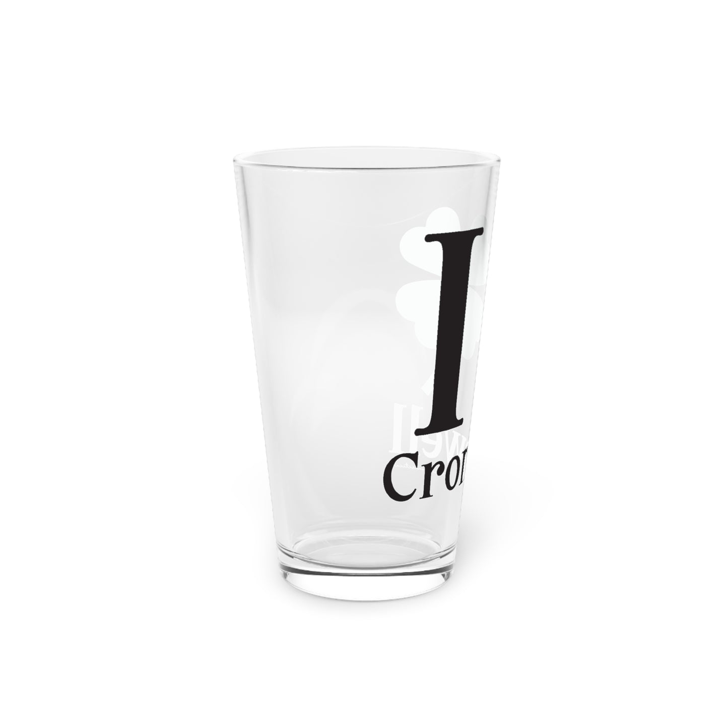 I Clover Cromwell Pint Glass, 16oz
