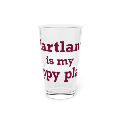 Hartland is My Happy Place Pint Glass, 16oz