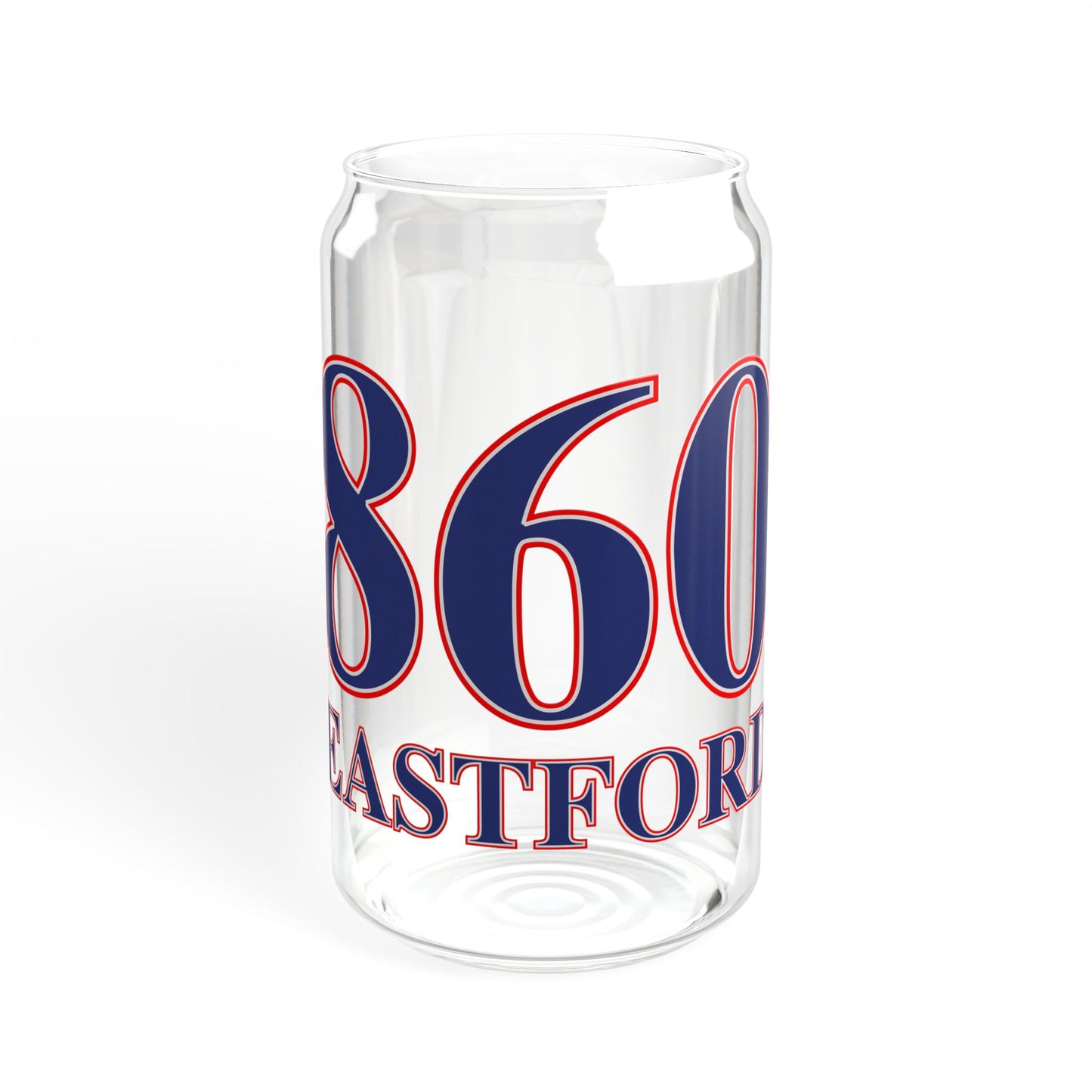 860 Eastford Red, White & Blue Sipper Glass, 16oz