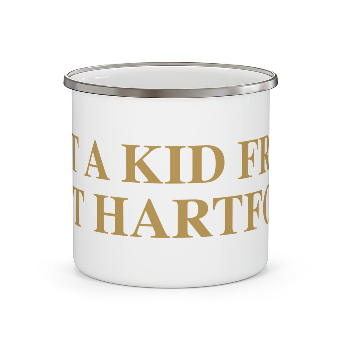 Just a kid from East Hartford Camping Mug