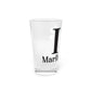 I Clover Marlborough Pint Glass, 16oz