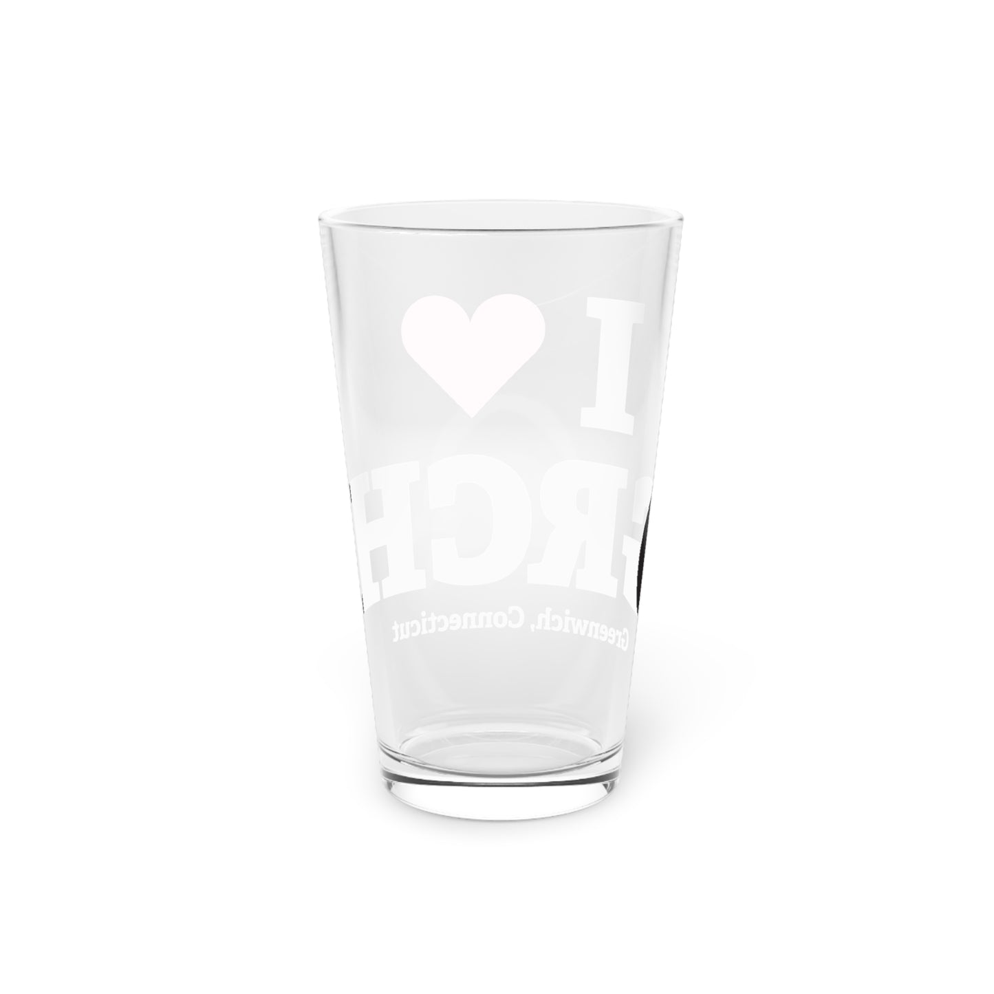 I Heart GRCH Pint Glass, 16oz