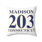 Madison 203 Connecticut Polyester Square Pillow