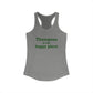 Thompson Is My Happy Place Women's Ideal Racerback Tank Top