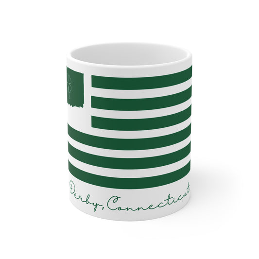 Derby Connecticut St. Patrick’s Day Flag Mug 11oz