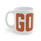 Goose Zip Code Orange & Green Mug 11oz