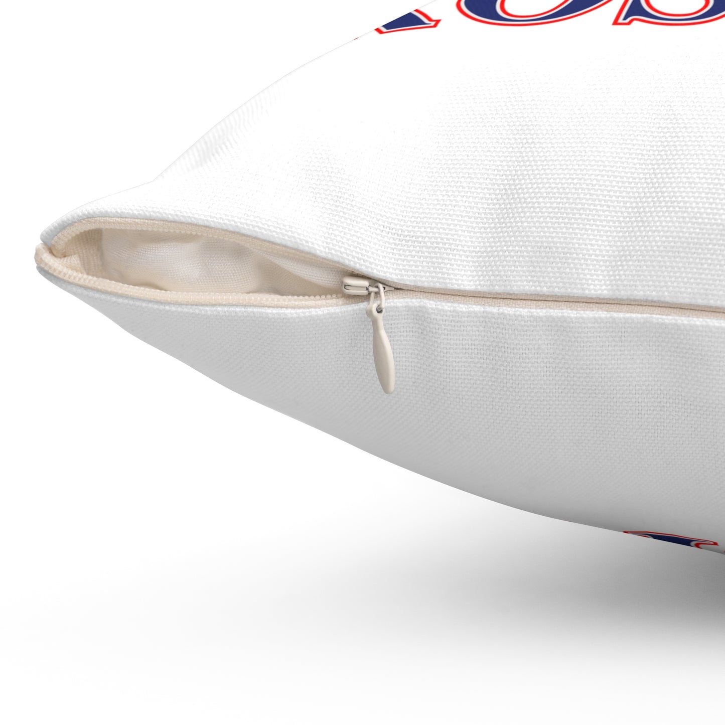 203 Prospect Red White & Blue Spun Polyester Square Pillow