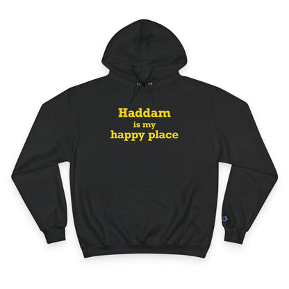 Haddam is My Happy Place Champion Hoodie