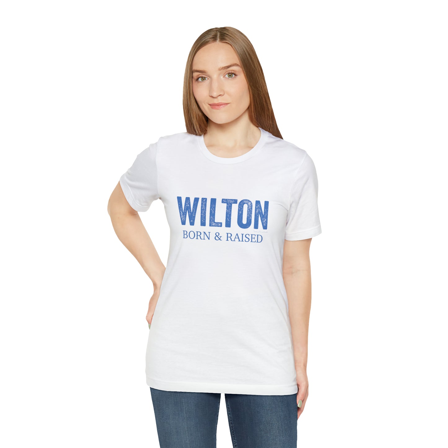 Wilton Born & Raised Unisex Jersey Short Sleeve Tee