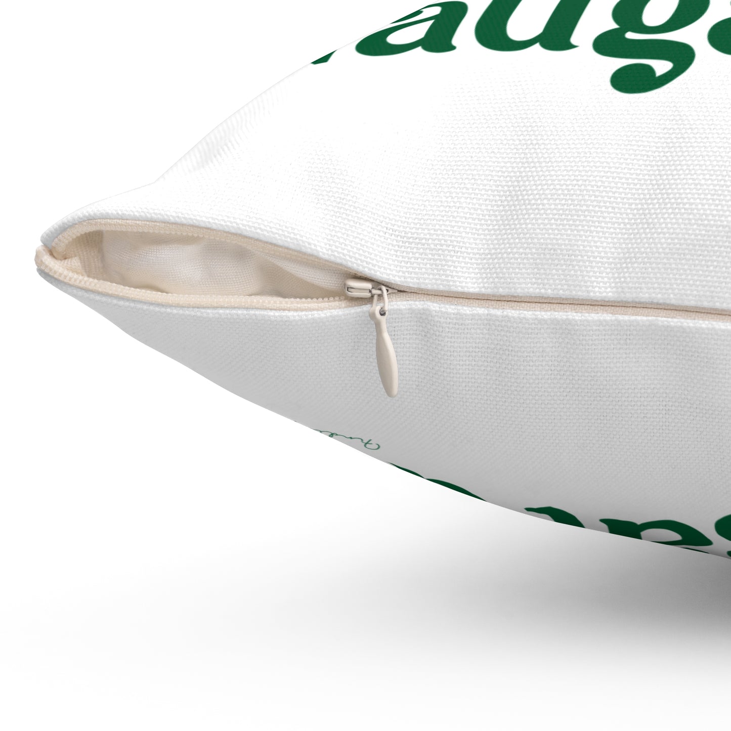 I Clover Naugatuck Spun Polyester Square Pillow