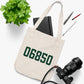 06850 Norwalk Connecticut Zip Code Organic Canvas Tote Bag