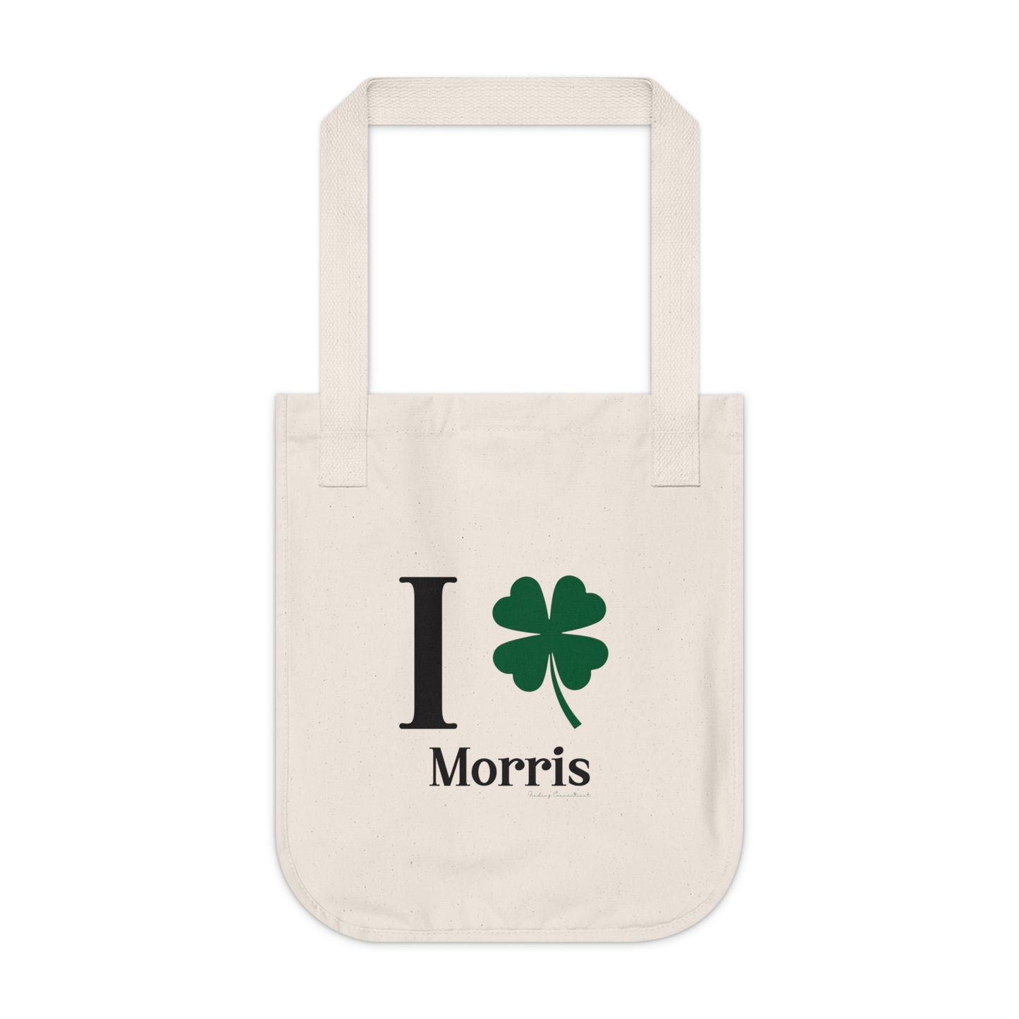 I Clover Morris Organic Canvas Tote Bag