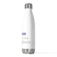 Goose Shows Are My Happy Place - Gray & Purple 20oz Insulated Bottle