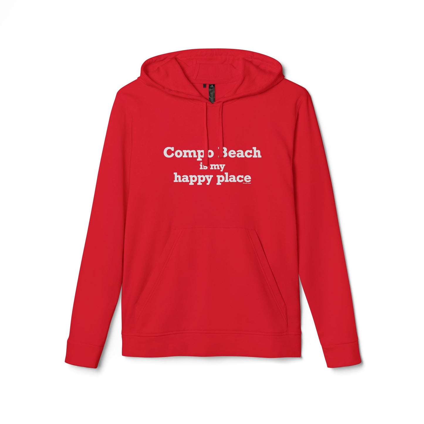 Compo Beach Is My Happy Place adidas Unisex Fleece Hoodie Sweatshirt