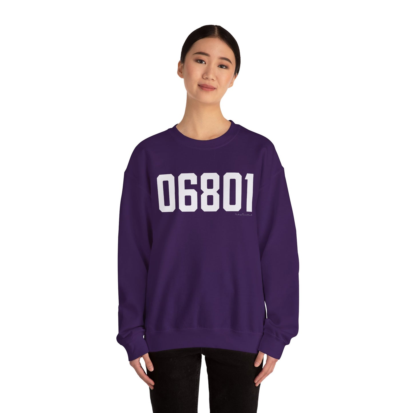 06801 Bethel CT Zip Code Unisex Heavy Blend™ Crewneck Sweatshirt