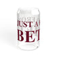 Just a kid from Bethel Sipper Glass, 16oz