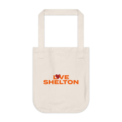 Love Shelton Organic Canvas Tote Bag