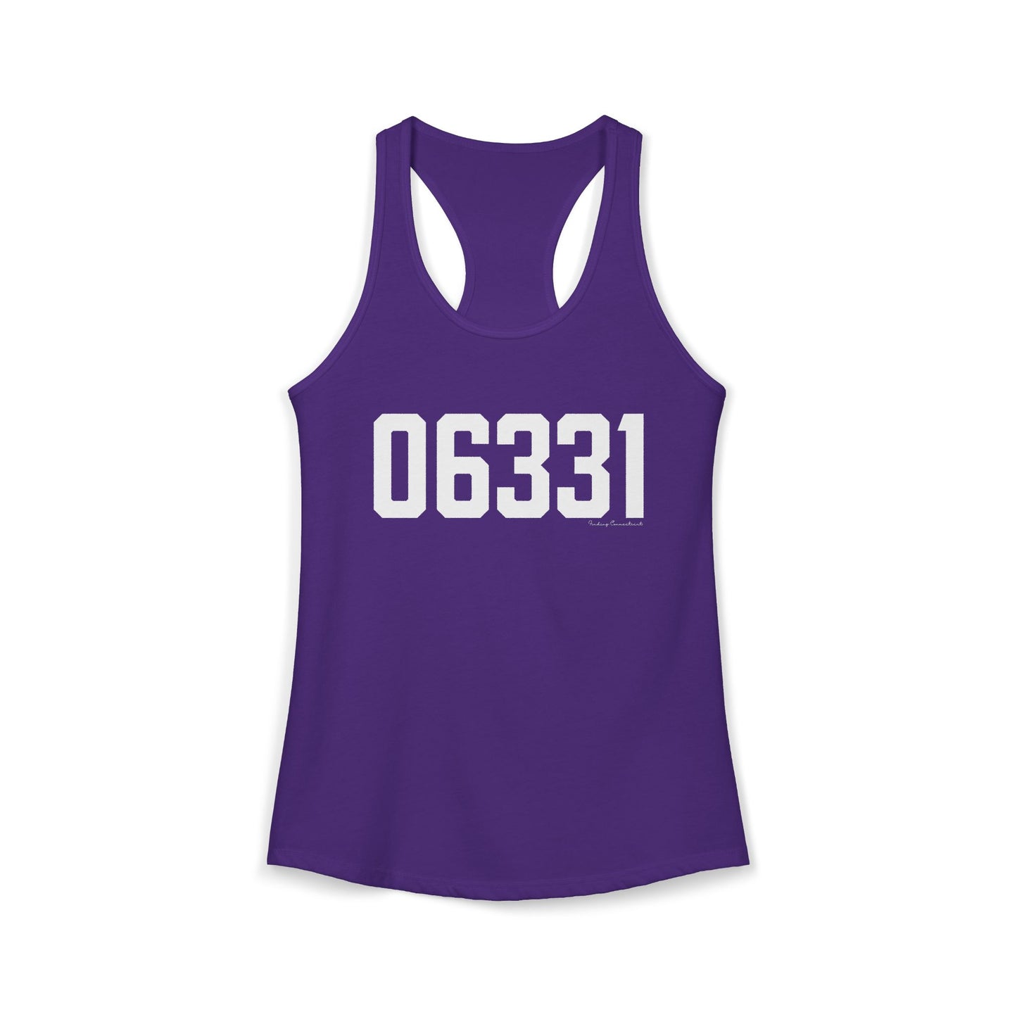 06331 Canterbury CT Zip Code Women's Ideal Racerback Tank Top