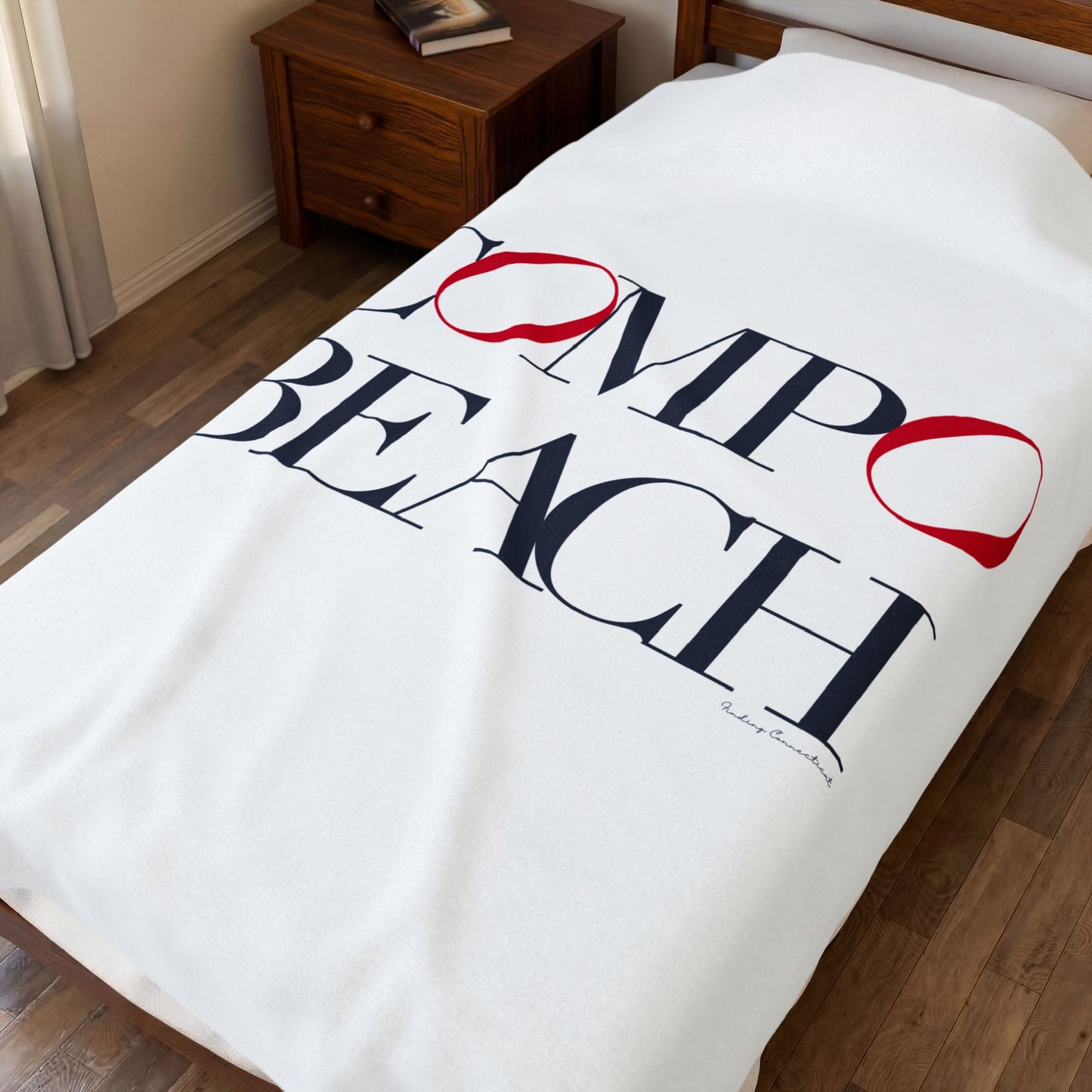 41 Tilt Compo Beach Velveteen Plush Blanket