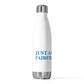 Just a kid from Fairfield Beach 20oz Insulated Bottle
