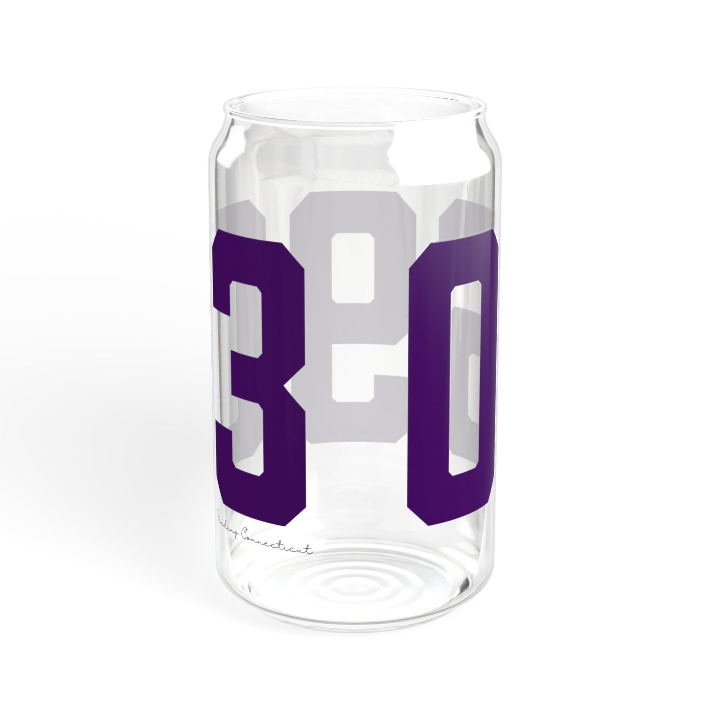 06903 Stamford Connecticut Zip Code Sipper Glass, 16oz