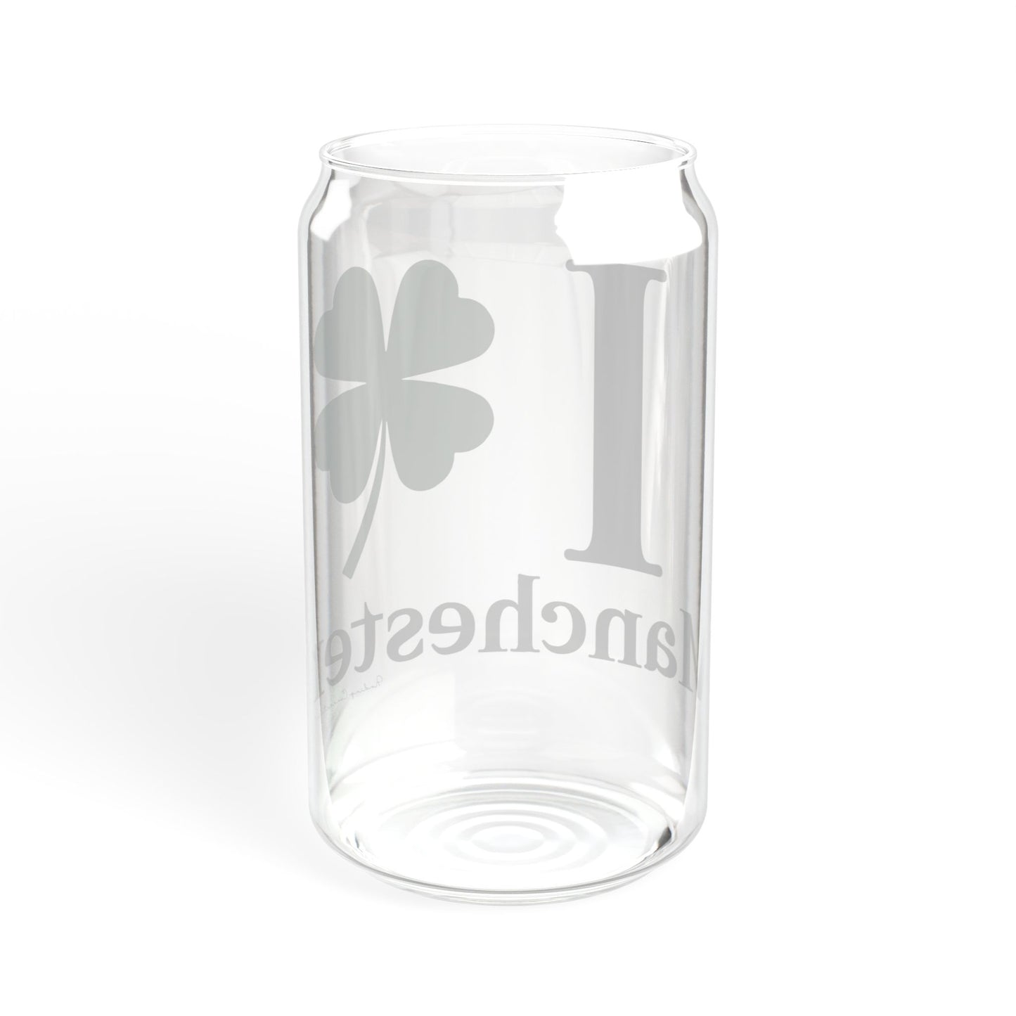 I Clover Manchester Sipper Glass, 16oz
