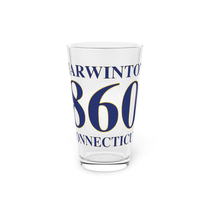 Harwinton 860 Connecticut Pint Glass, 16oz