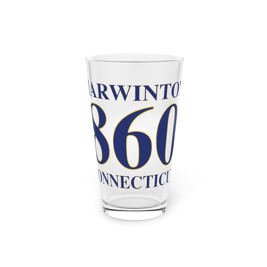 Harwinton 860 Connecticut Pint Glass, 16oz