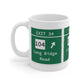 Vintage Merritt Parkway Exit 34 Sign Mug 11oz