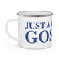 Just a kid from Goshen Enamel Camping Mug