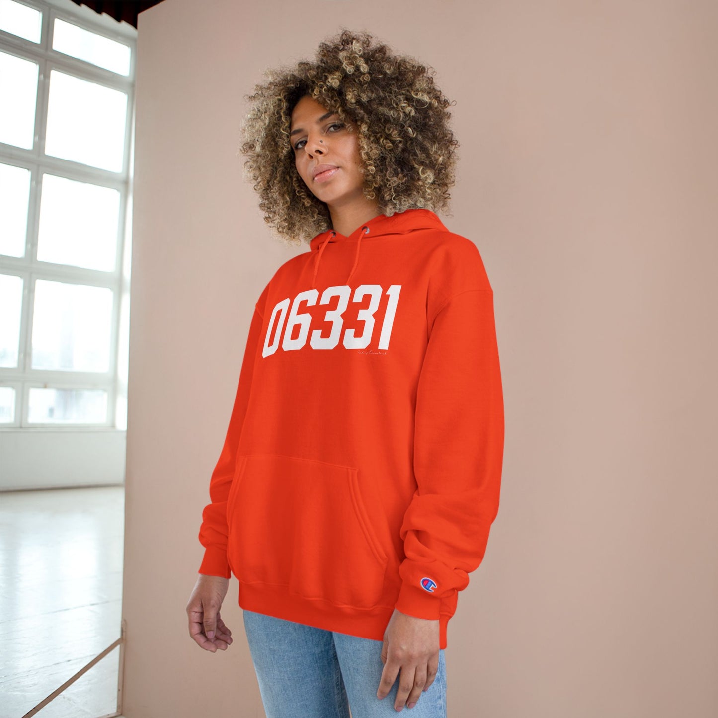 06331 Canterbury CT Zip Code Champion Hoodie